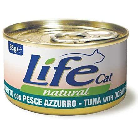 Life Cat Tonno con Pesce Azzurro Lattina 85gr Life Cat Tonno con Pesce Azzurro Lattina 85gr